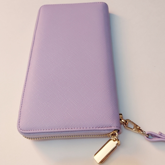 CHELMON Women's Vegan Leather Clutch Wallet, Lavender - OS - Picture 3 of 7
